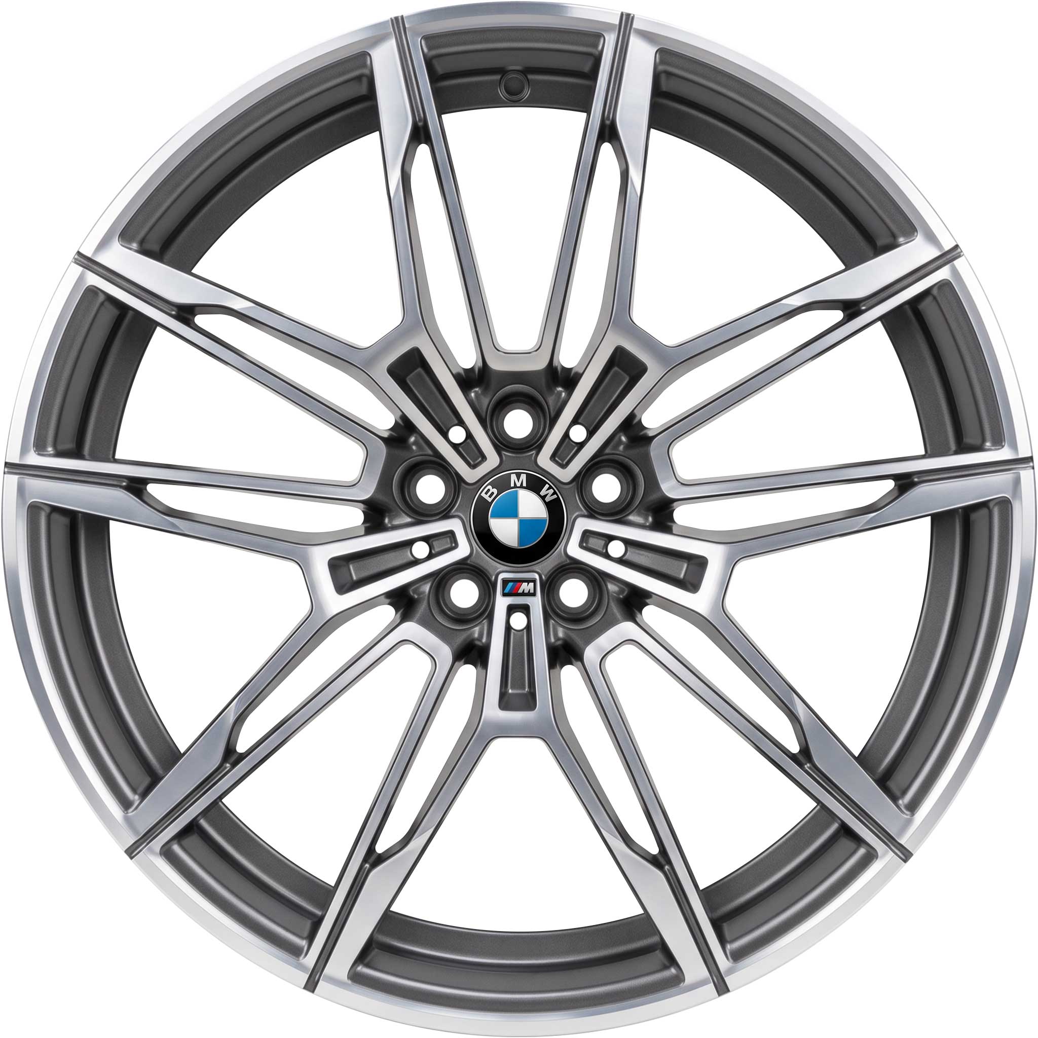 BMW 825M Orbit Grey Matt with Bright Turned Rim Edge Alloy Wheel Product Image #1