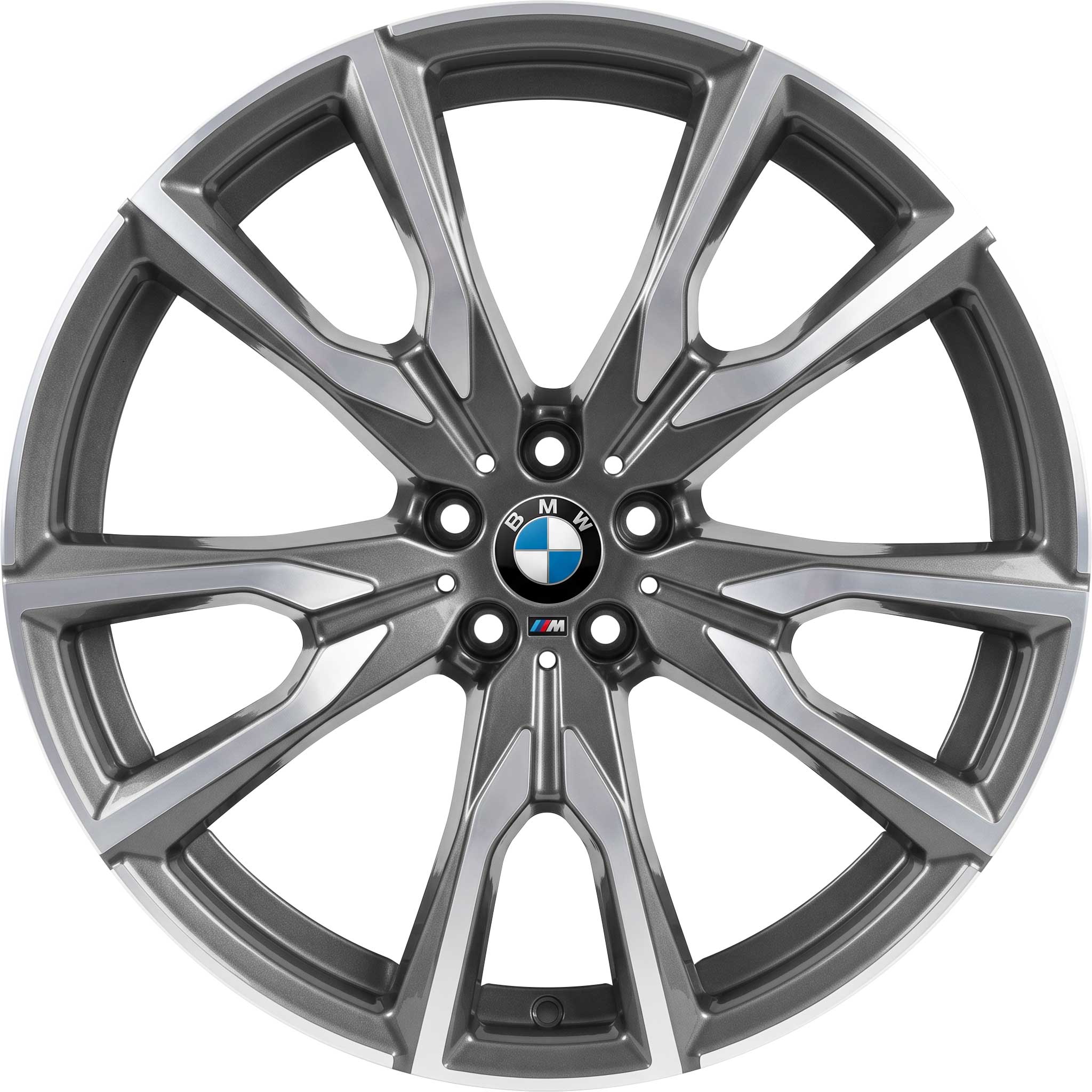 BMW 755M Cerium Grey with Bright Turned Alloy Wheel Product Image #1