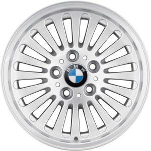 16" BMW 33 Silver alloy wheel