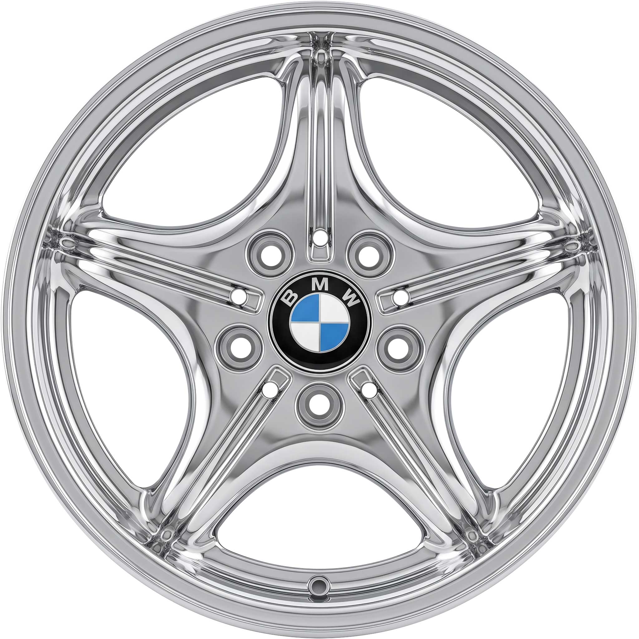 BMW 35 Summer Chrome Alloy Wheel Product Image #1