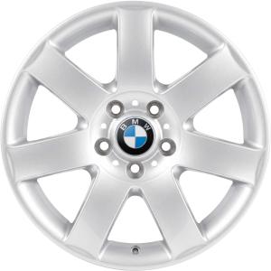 17" BMW 44 Silver alloy wheel