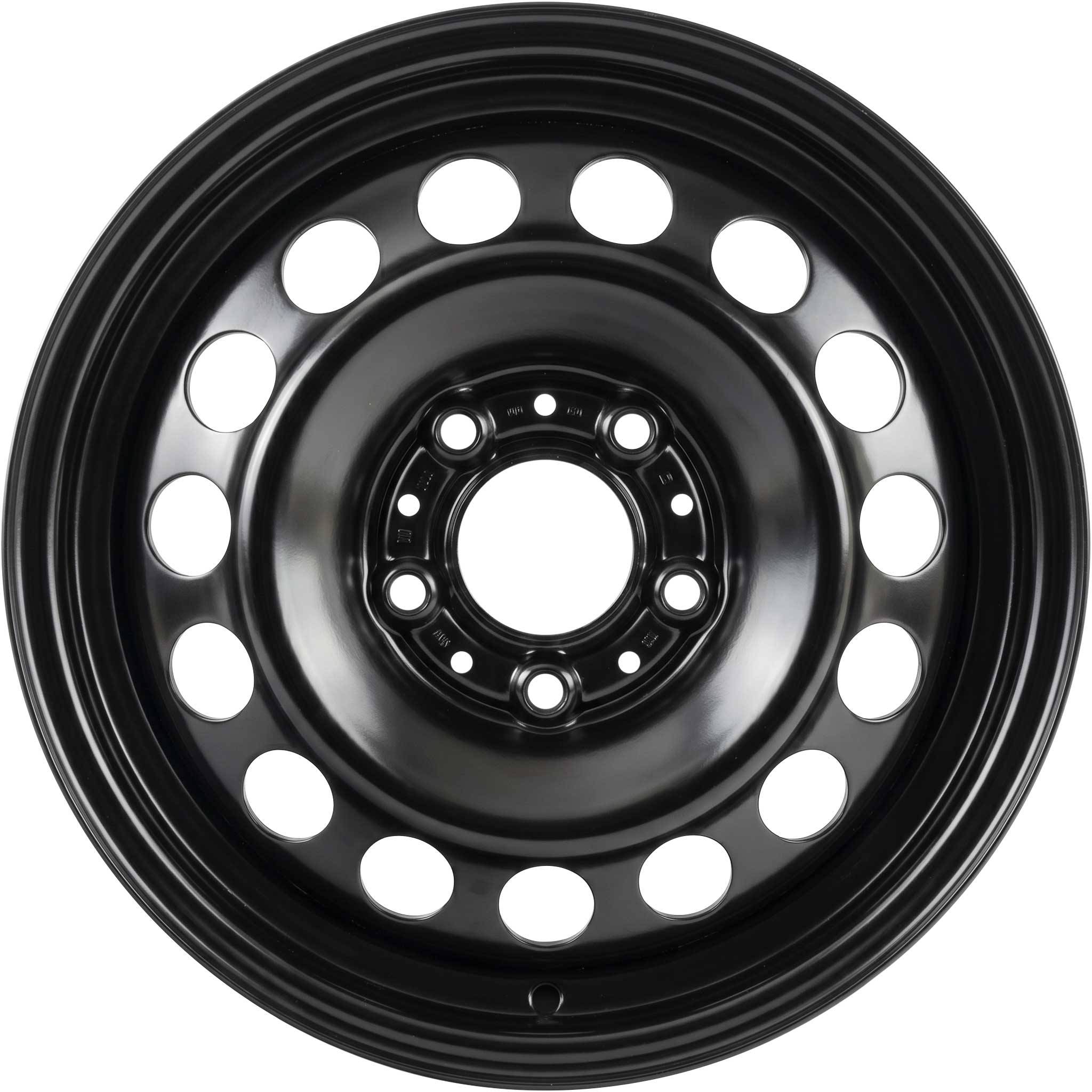 BMW 12 Steel Black Alloy Wheel Product Image #1