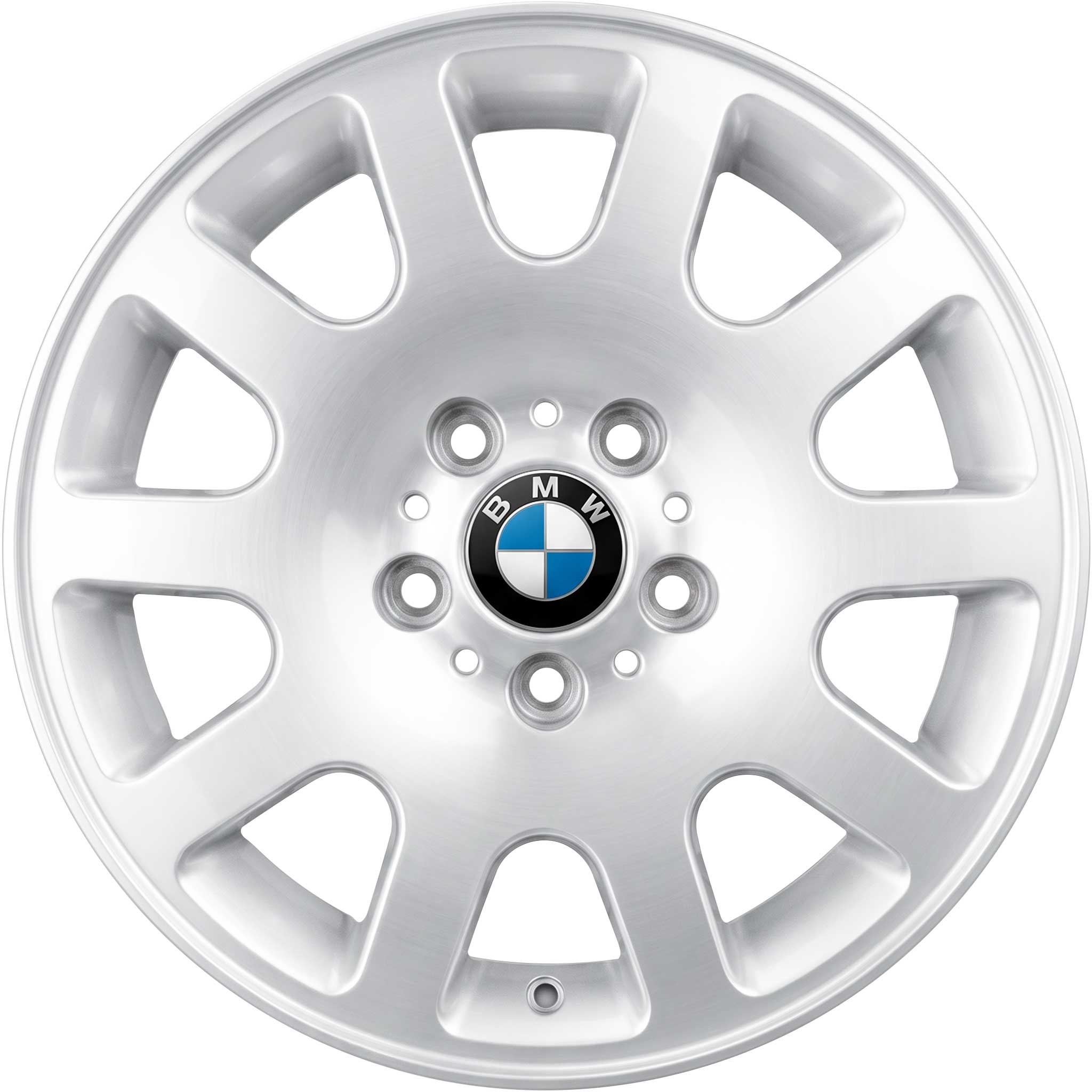 BMW 60 Silver Alloy Wheel Product Image #1