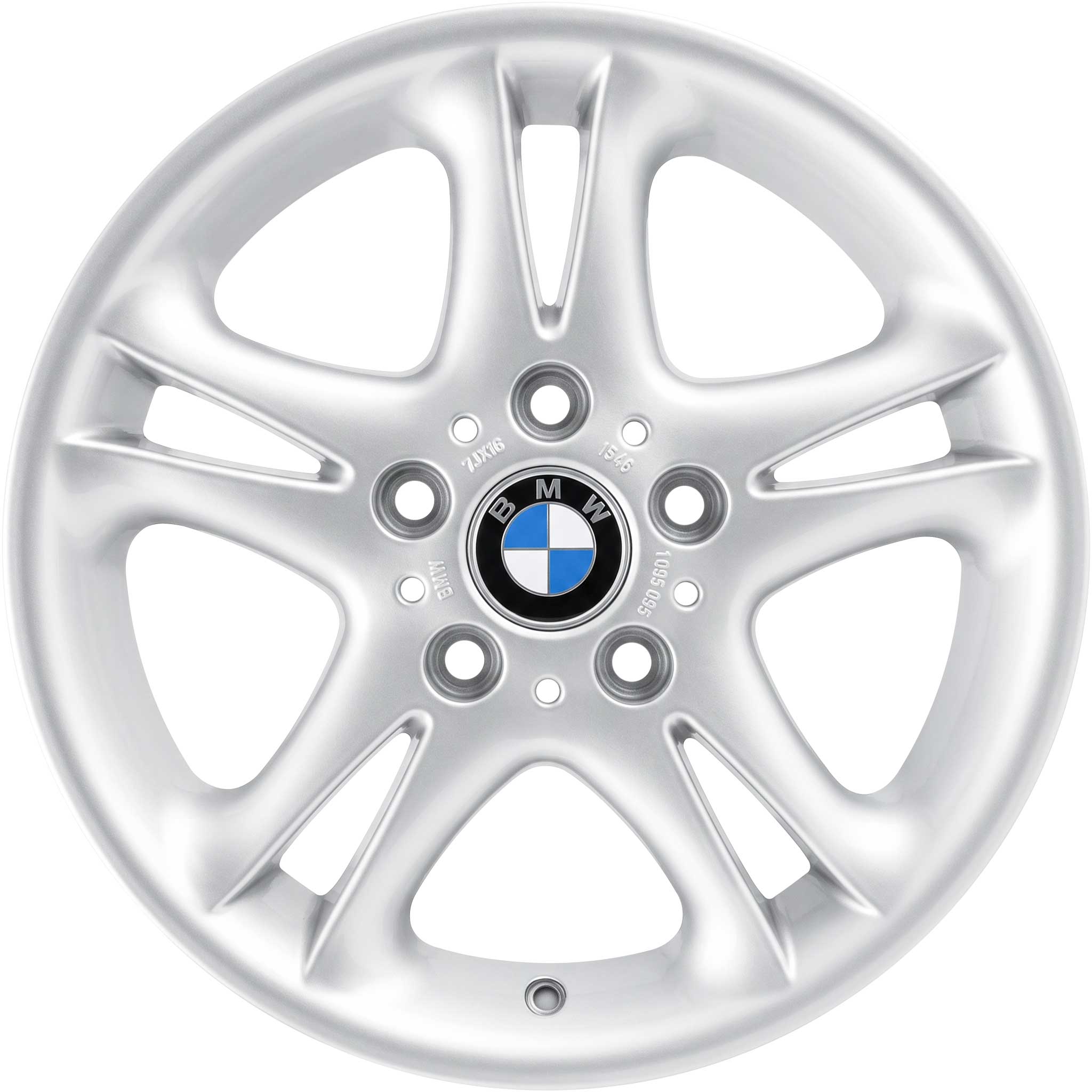 BMW 47 Silver Alloy Wheel Product Image #1