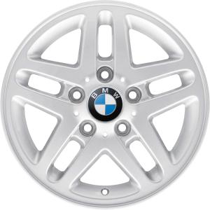 15" BMW 53 Silver alloy wheel