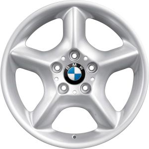 17" BMW 57 Silver alloy wheel
