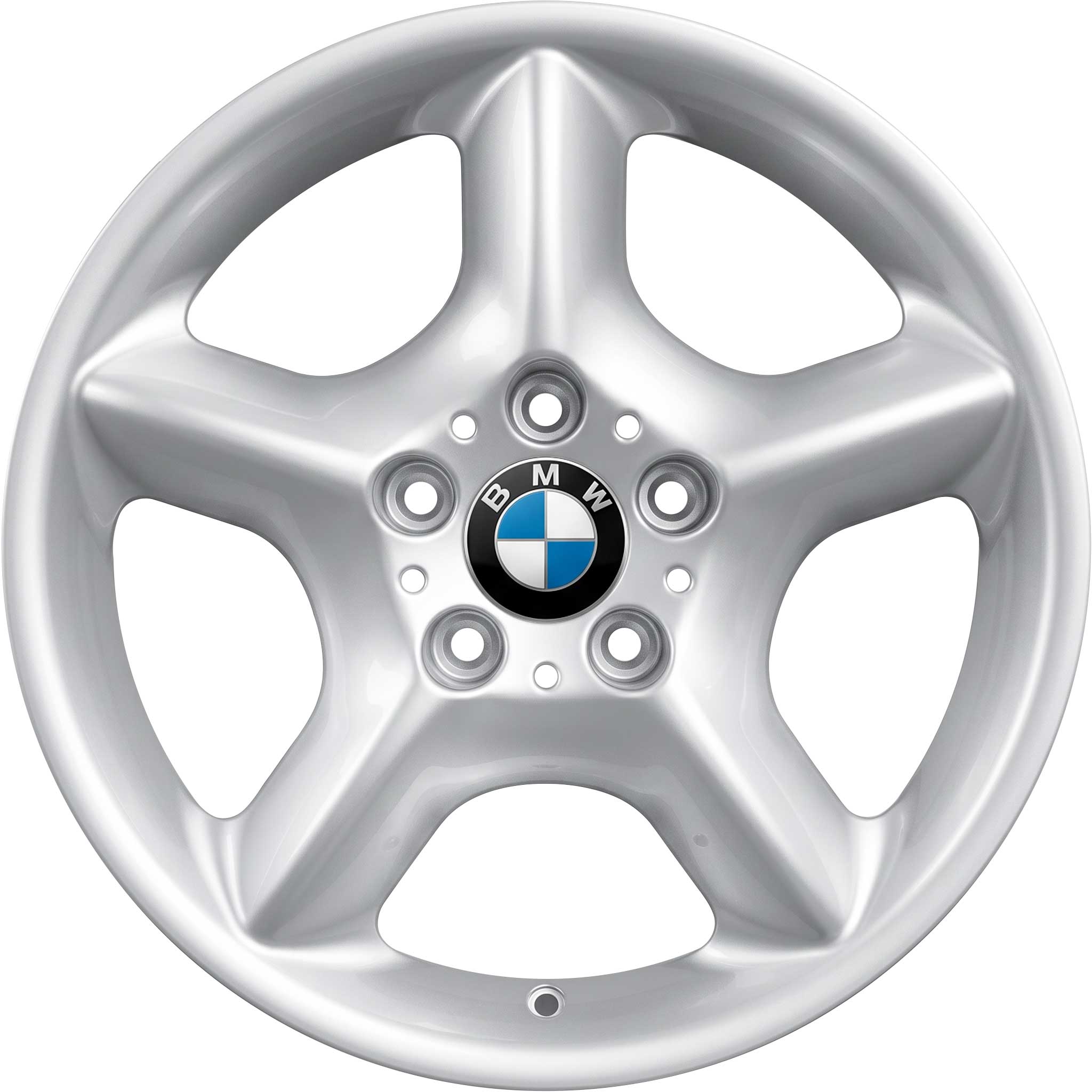 BMW 57 Silver Alloy Wheel Product Image #1