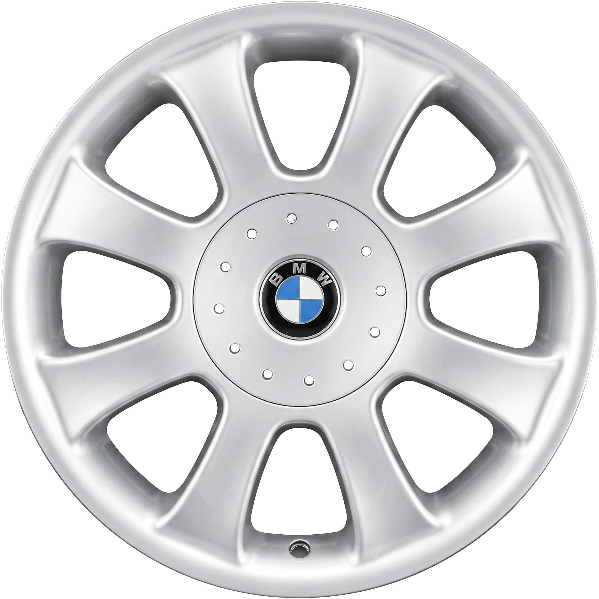 BMW 64 Silver Alloy Wheel Product Image #1