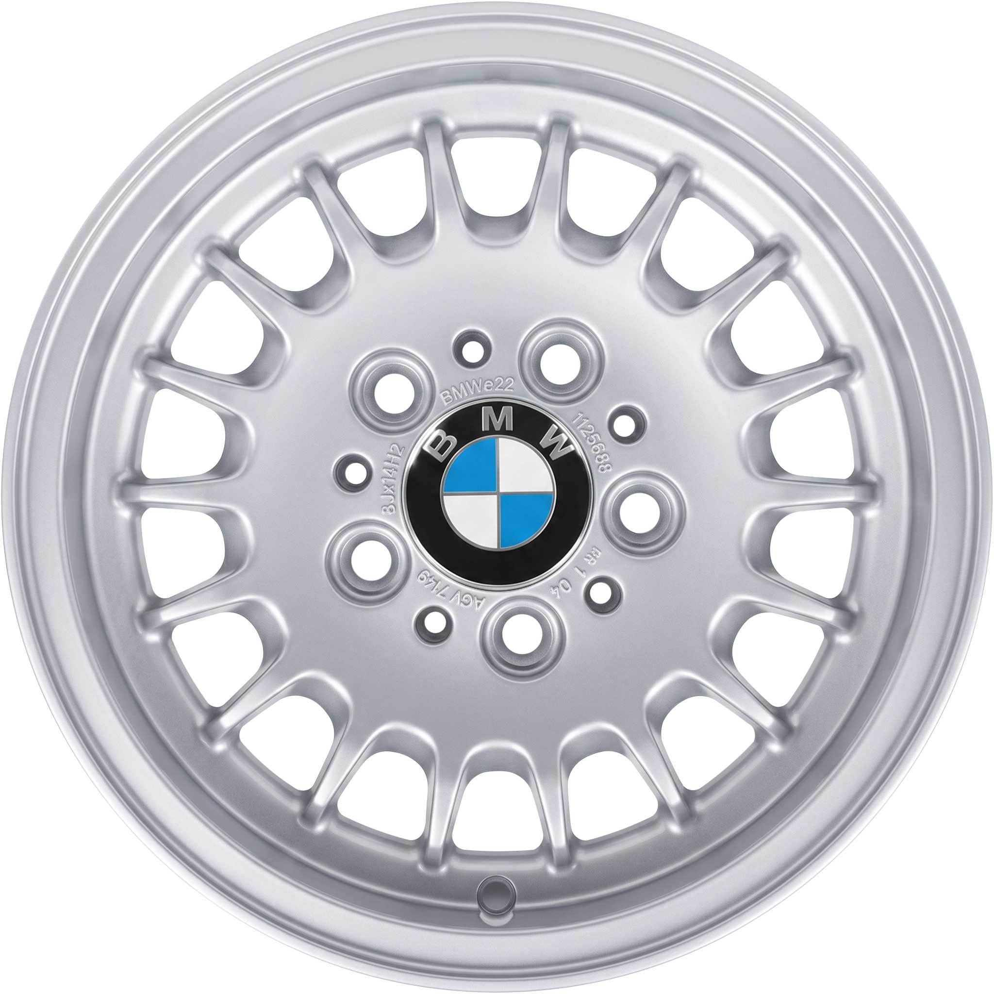 BMW TRX2 Silver Alloy Wheel Product Image #1