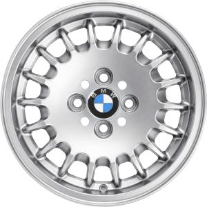 14" BMW 30 Silver with Polished alloy wheel