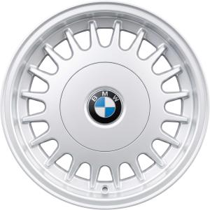 BMW 2 Silver Alloy Wheel for BMW 5 Series E34 - Sizes 15in