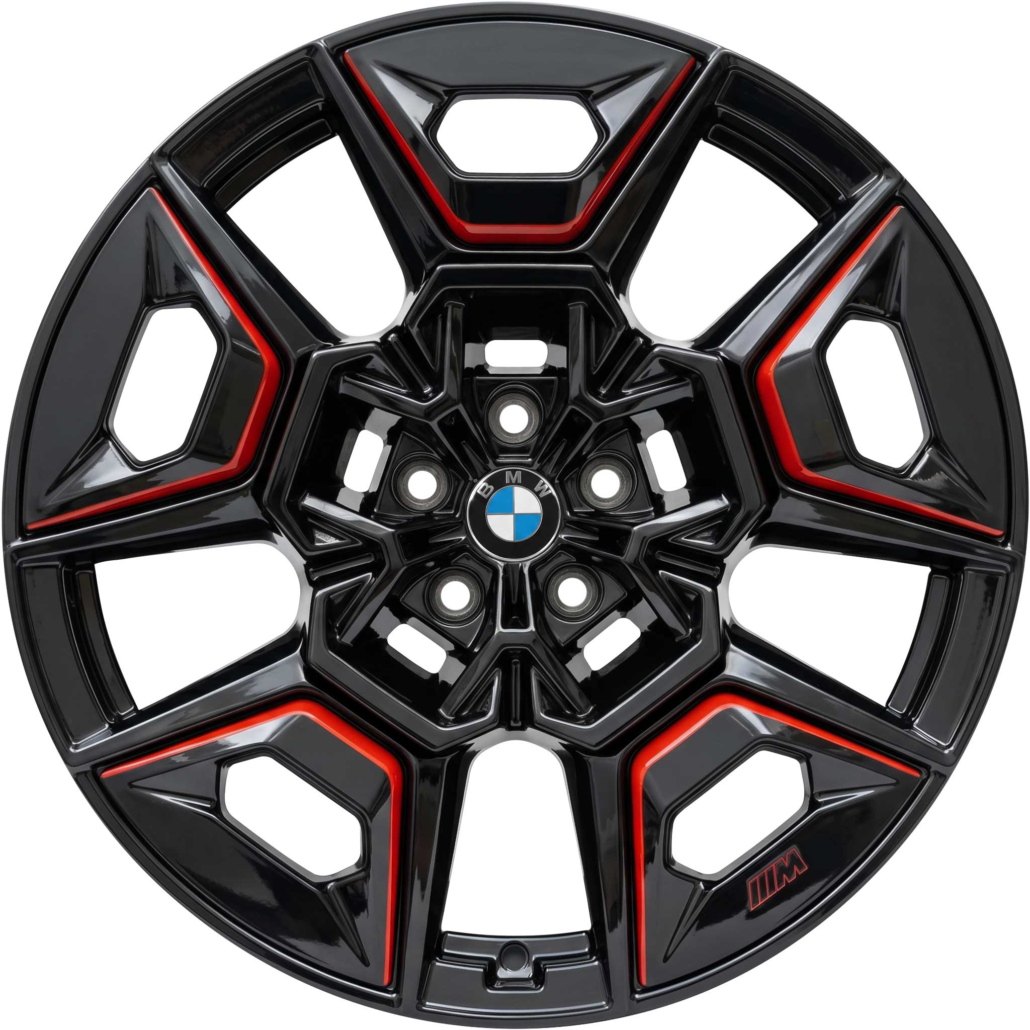BMW 922M Toronto Red with Bright Turned Alloy Wheel Product Image #1