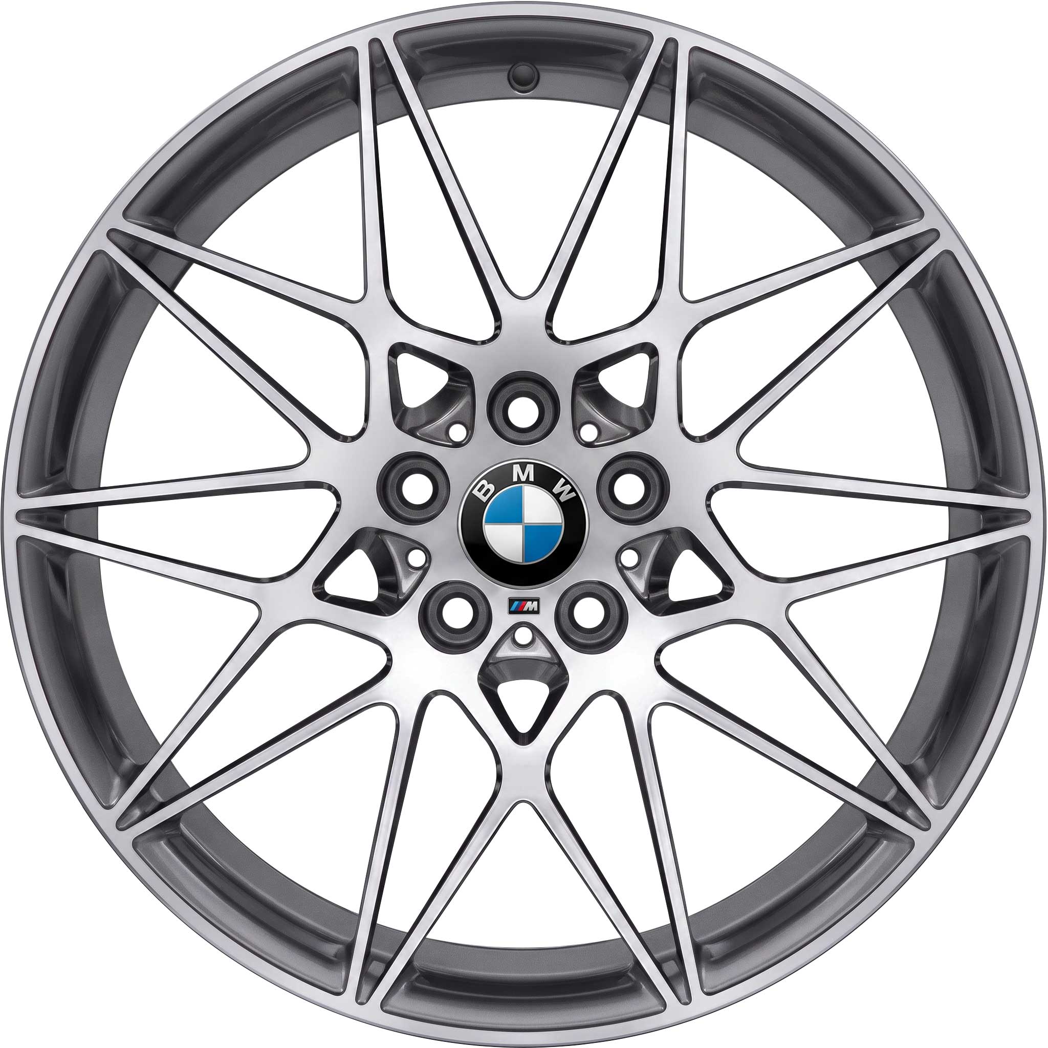 BMW 666M Forged Ferric Grey with Bright Turned Alloy Wheel Product Image #1