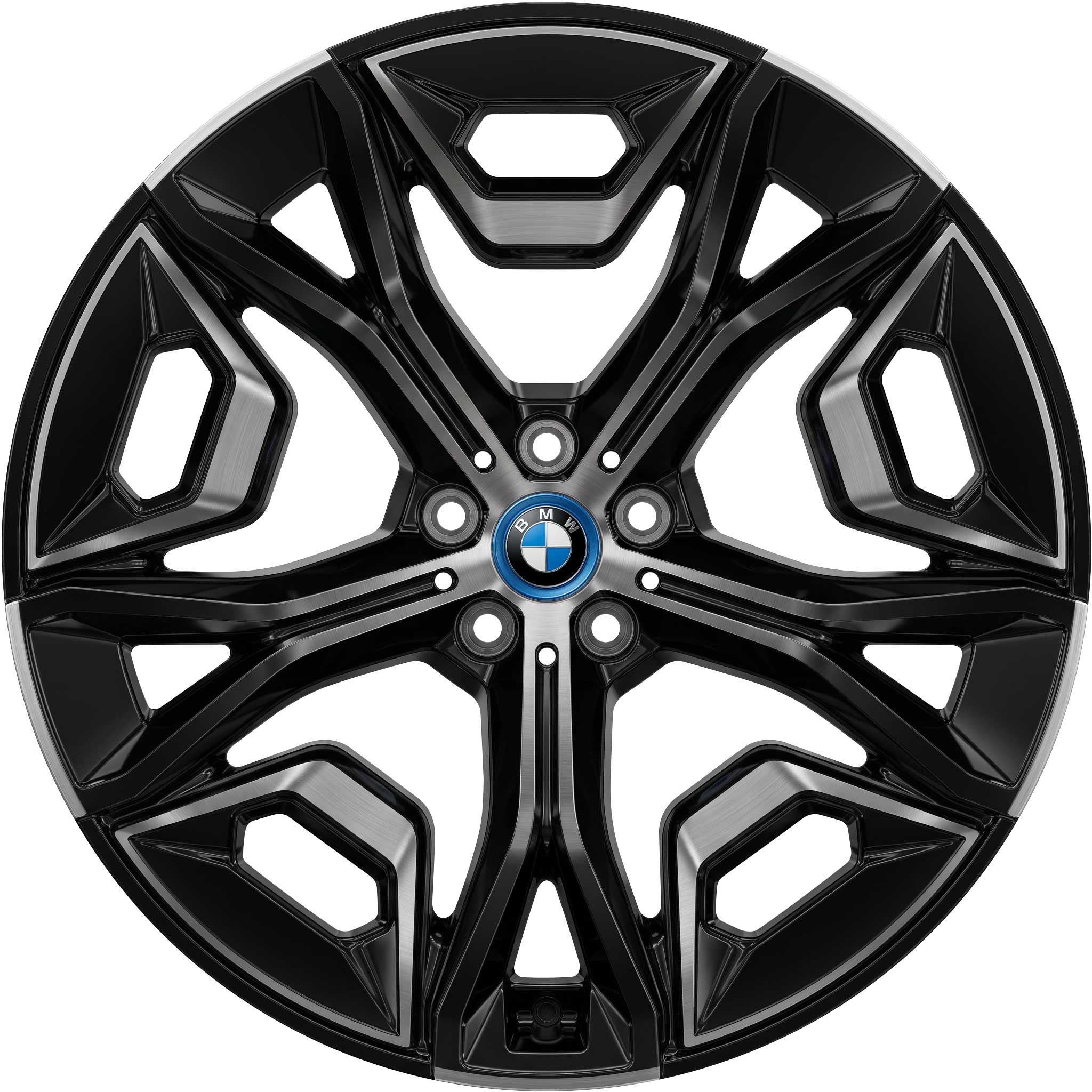BMW 1020 Black with Bright Turned Alloy Wheel Product Image #1