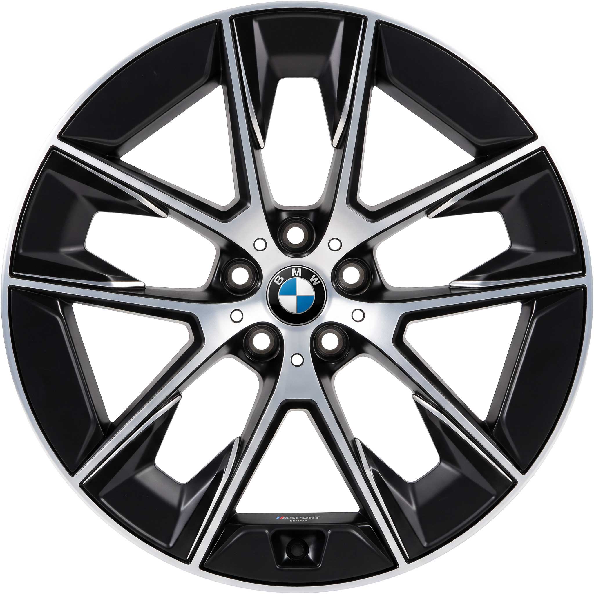 BMW 1001M Jet Black Matt with Bright Turned Alloy Wheel Product Image #1