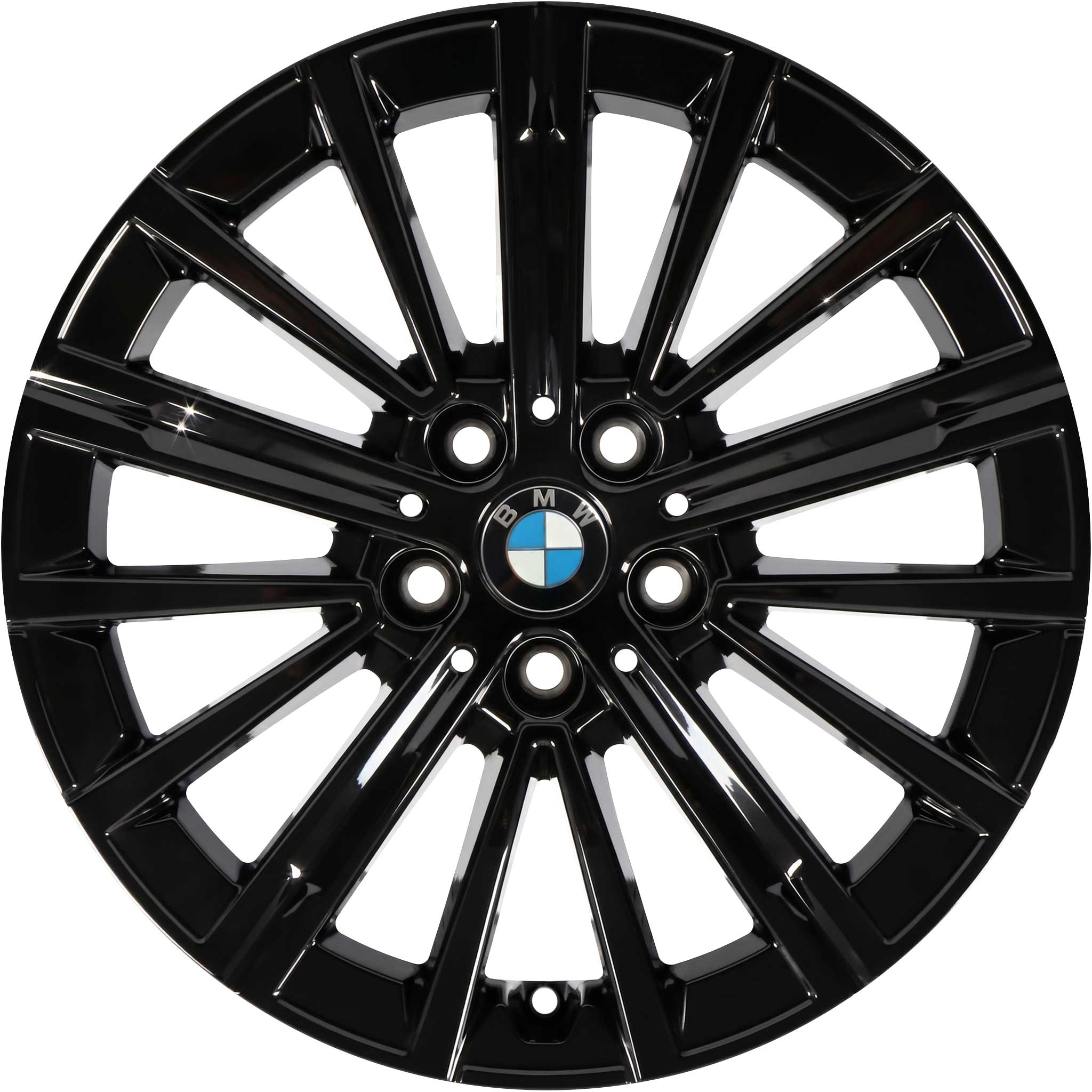 BMW 833 Jet Black Alloy Wheel Product Image #1