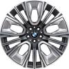 BMW 906 Gunmetal Grey with Bright Turned and Silver Inserts Wheel Img 1