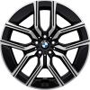 BMW 907M Black II Solid with Bright Turned Wheel Img 1