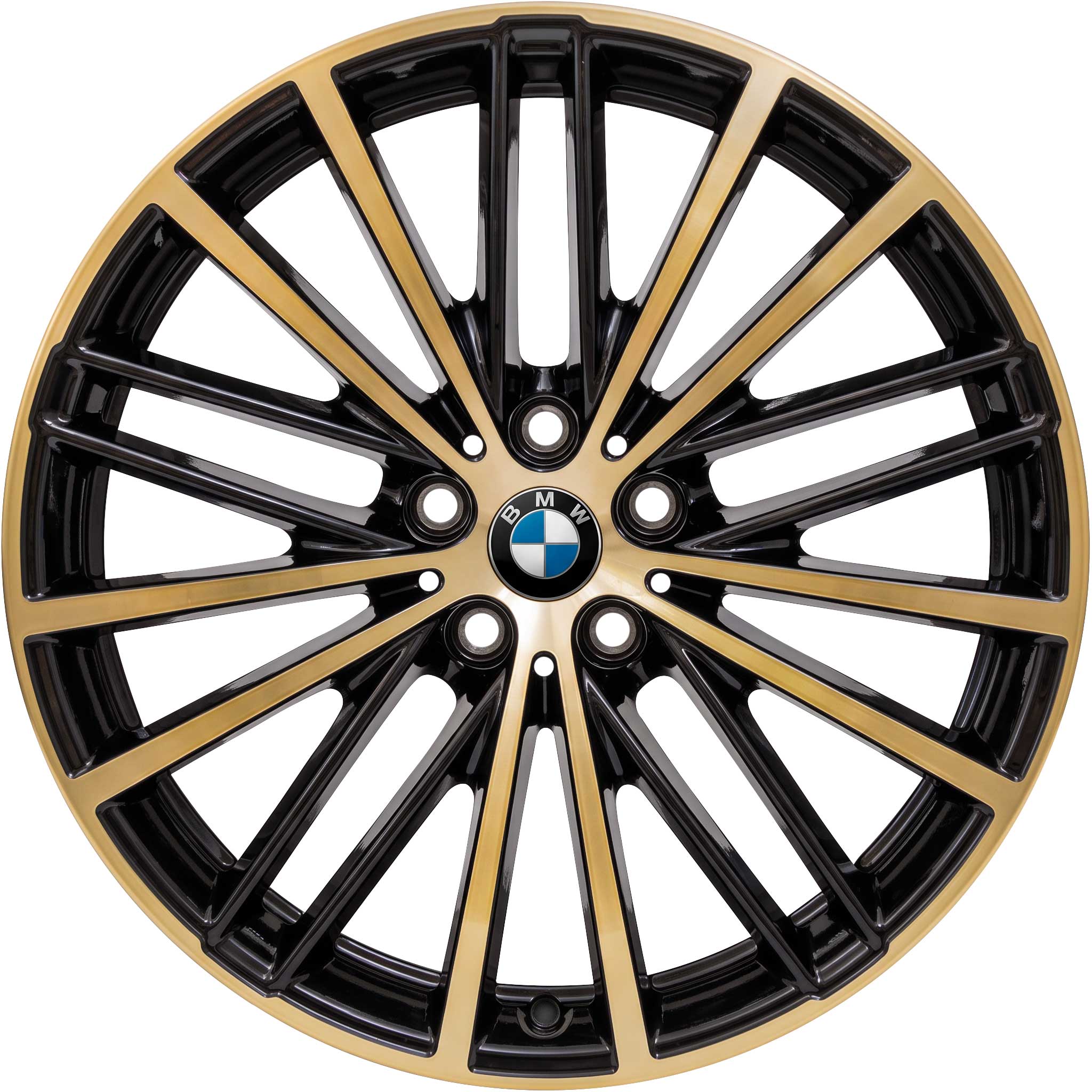 BMW 635 Night Gold with Bright Turned Alloy Wheel Product Image #1