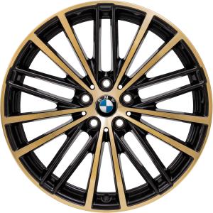 BMW 635 Night Gold with Bright Turned Alloy Wheel for BMW 5 Series G30 - Sizes 19in