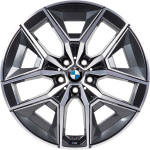 BMW 936M Midnight Grey with Bright Turned Alloy Wheel for BMW i5 G60 - Sizes 19in