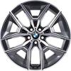 BMW 936M Midnight Grey with Bright Turned Wheel Img 1