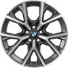 BMW 553M Reined Silver with Bright Turned Wheel Img 1