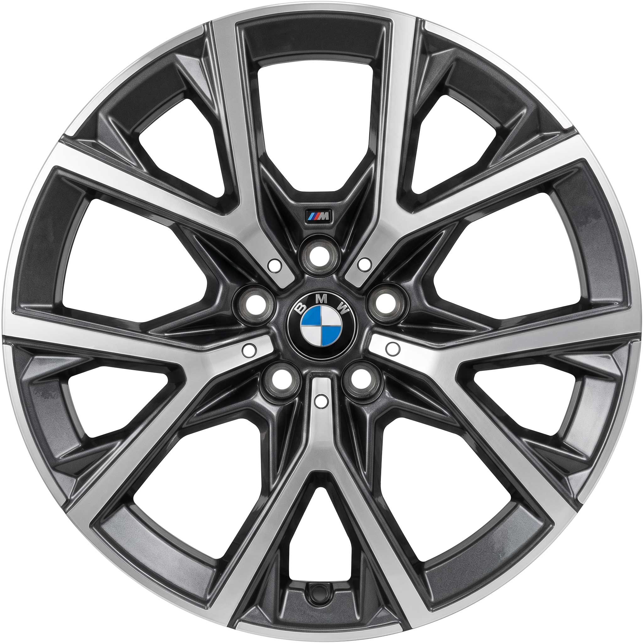 BMW 553M Reined Silver with Bright Turned Alloy Wheel Product Image #1