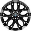 BMW 977M Jet Black Matt with Bright Turned Wheel Img 1