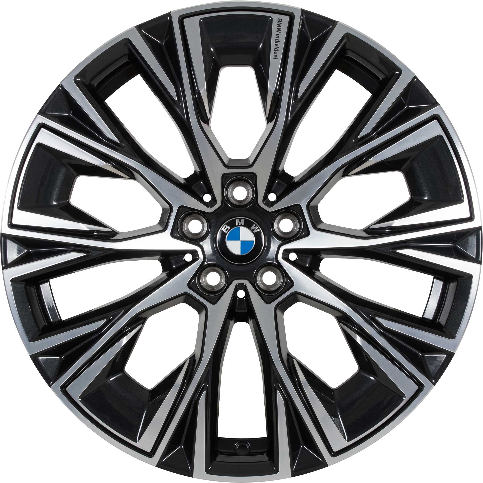 BMW 862I Jet Black Alloy Wheel Product Image #1