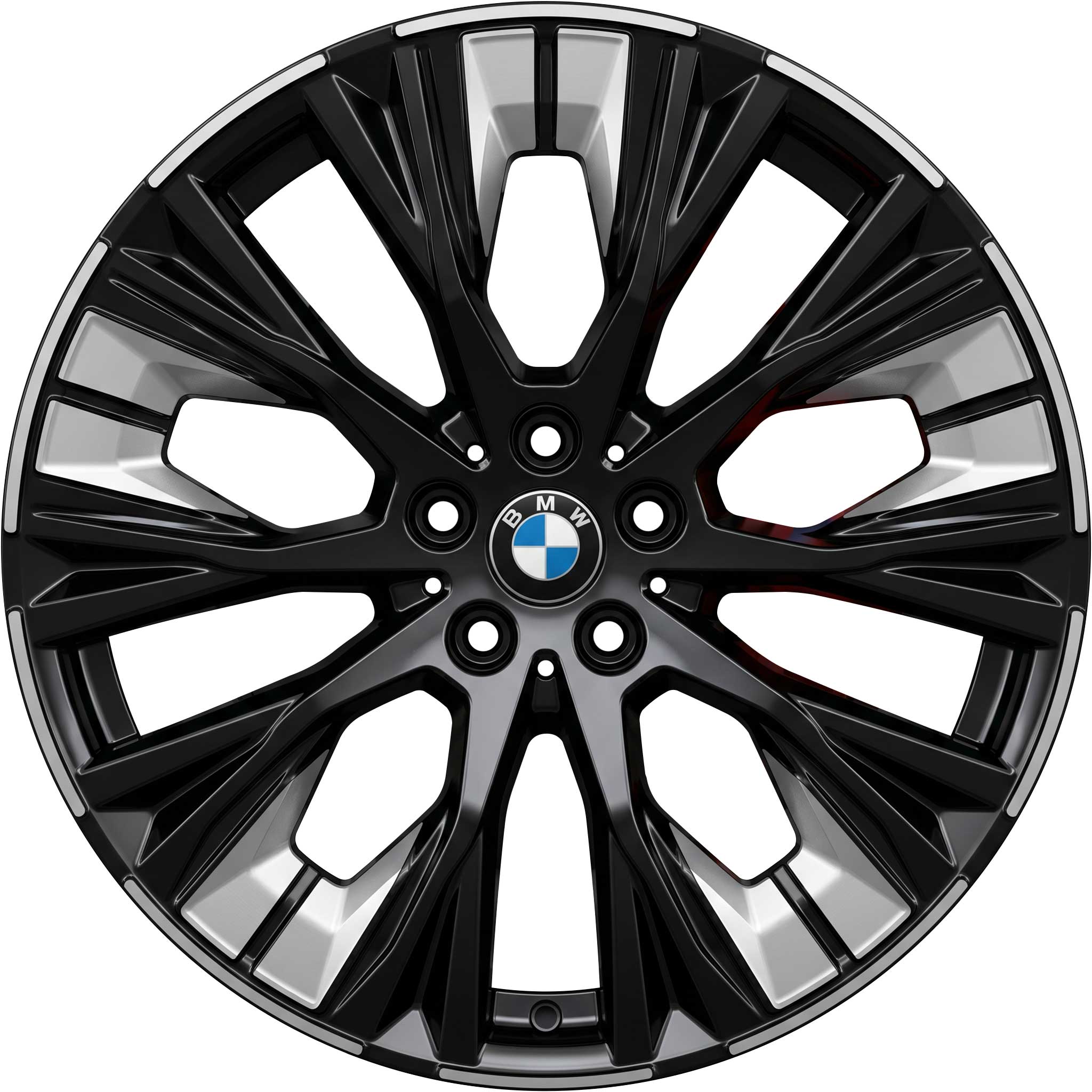 BMW 862I Jet Black Alloy Wheel Product Image #1