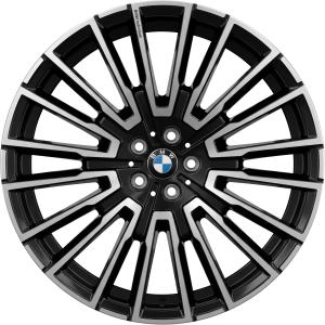 BMW 1055i Jet Black (Forged) Alloy Wheel for BMW i7 G70 - Sizes 21in