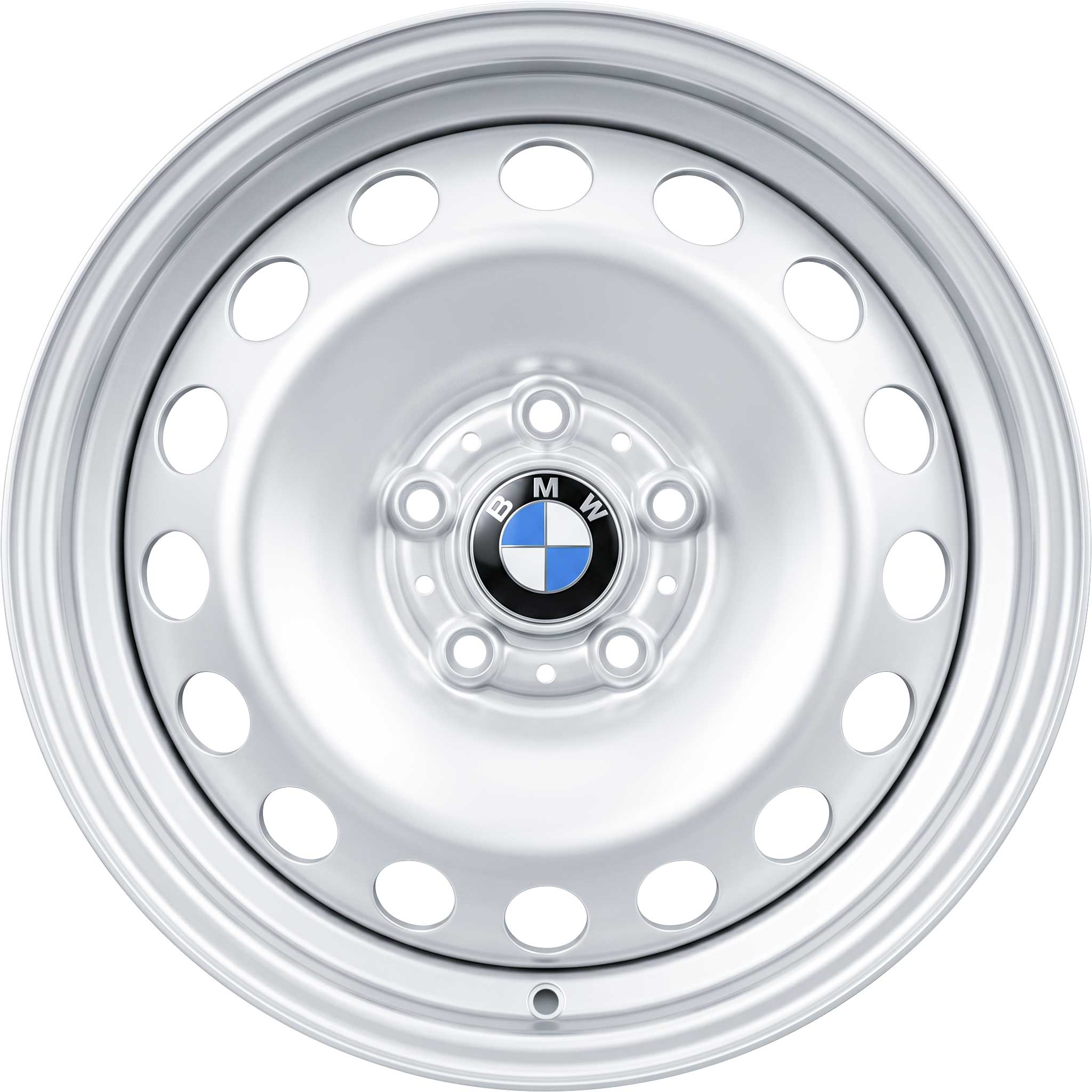 BMW 12 Silver Alloy Wheel Product Image #1