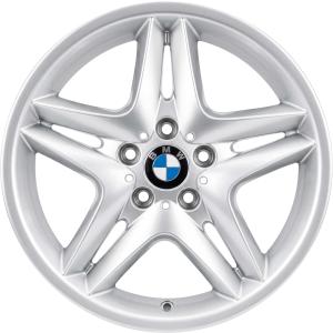 18" BMW 74 Silver alloy wheel