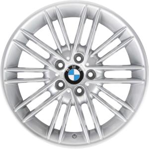17" BMW 85 Silver alloy wheel
