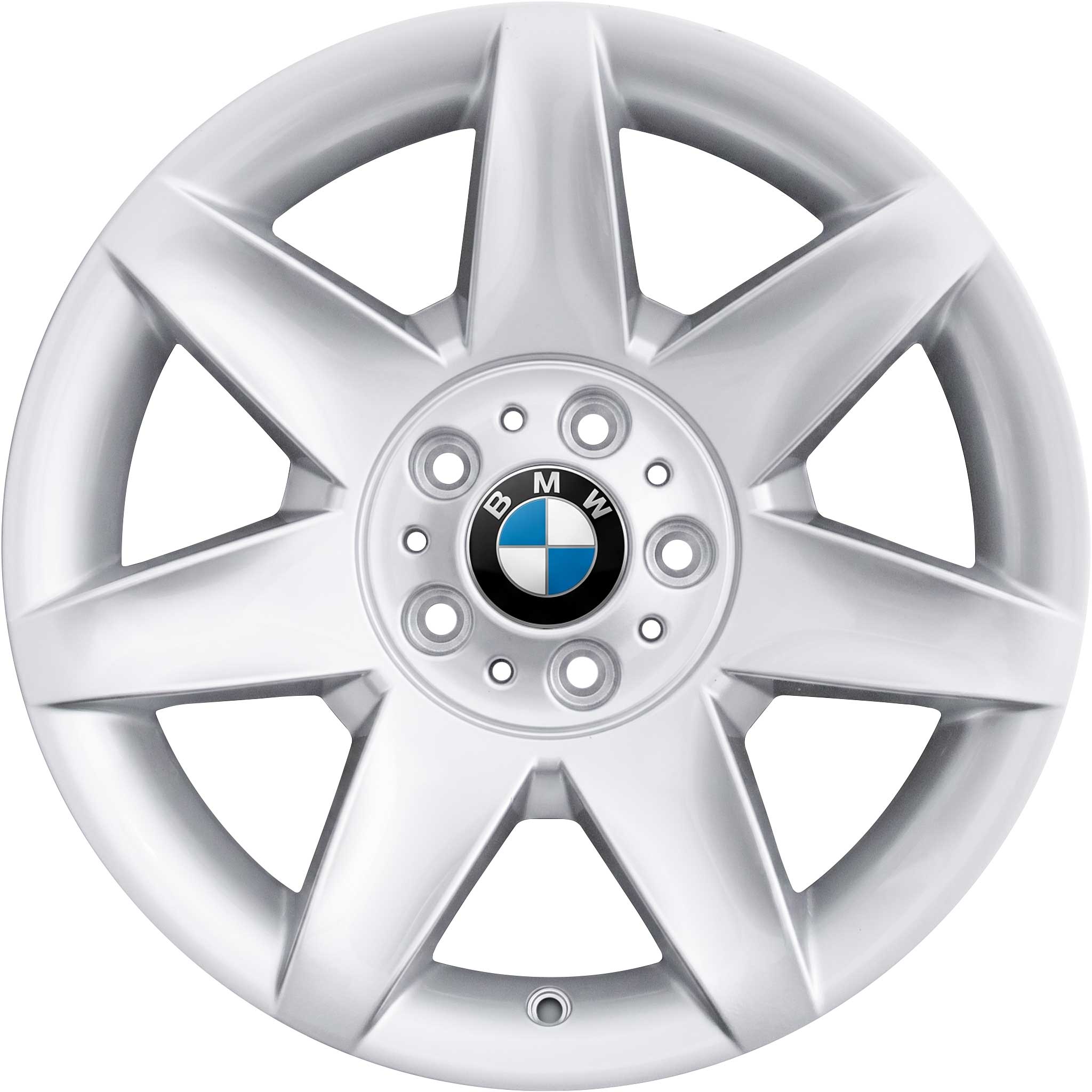 BMW 81 Silver Alloy Wheel Product Image #1