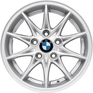 16" BMW 104 Silver alloy wheel