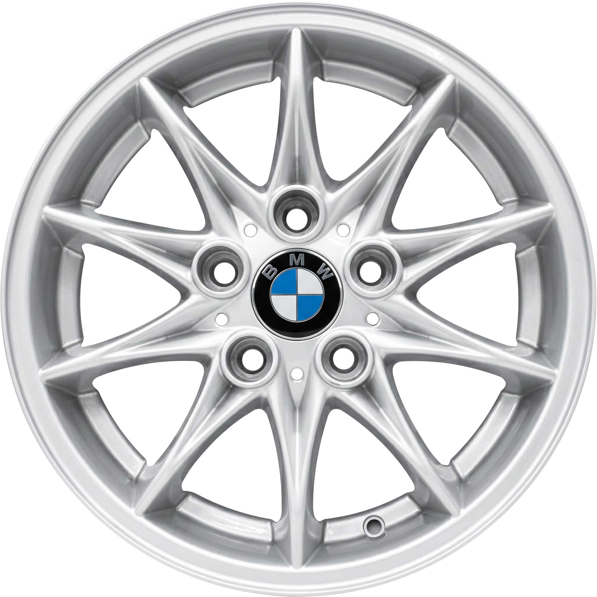 BMW 104 Silver Alloy Wheel Product Image #1