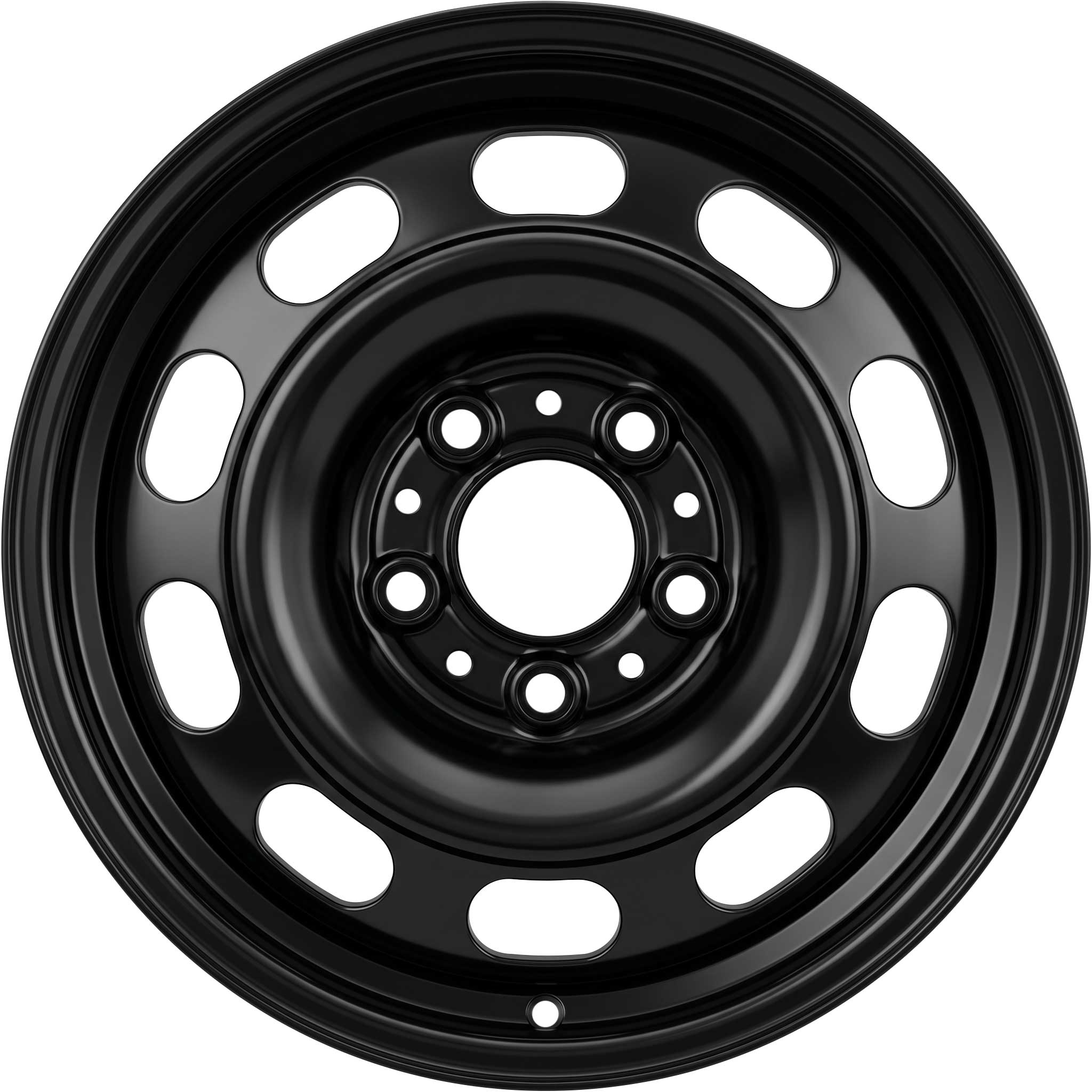 BMW 12 Steel Black Alloy Wheel Product Image #1