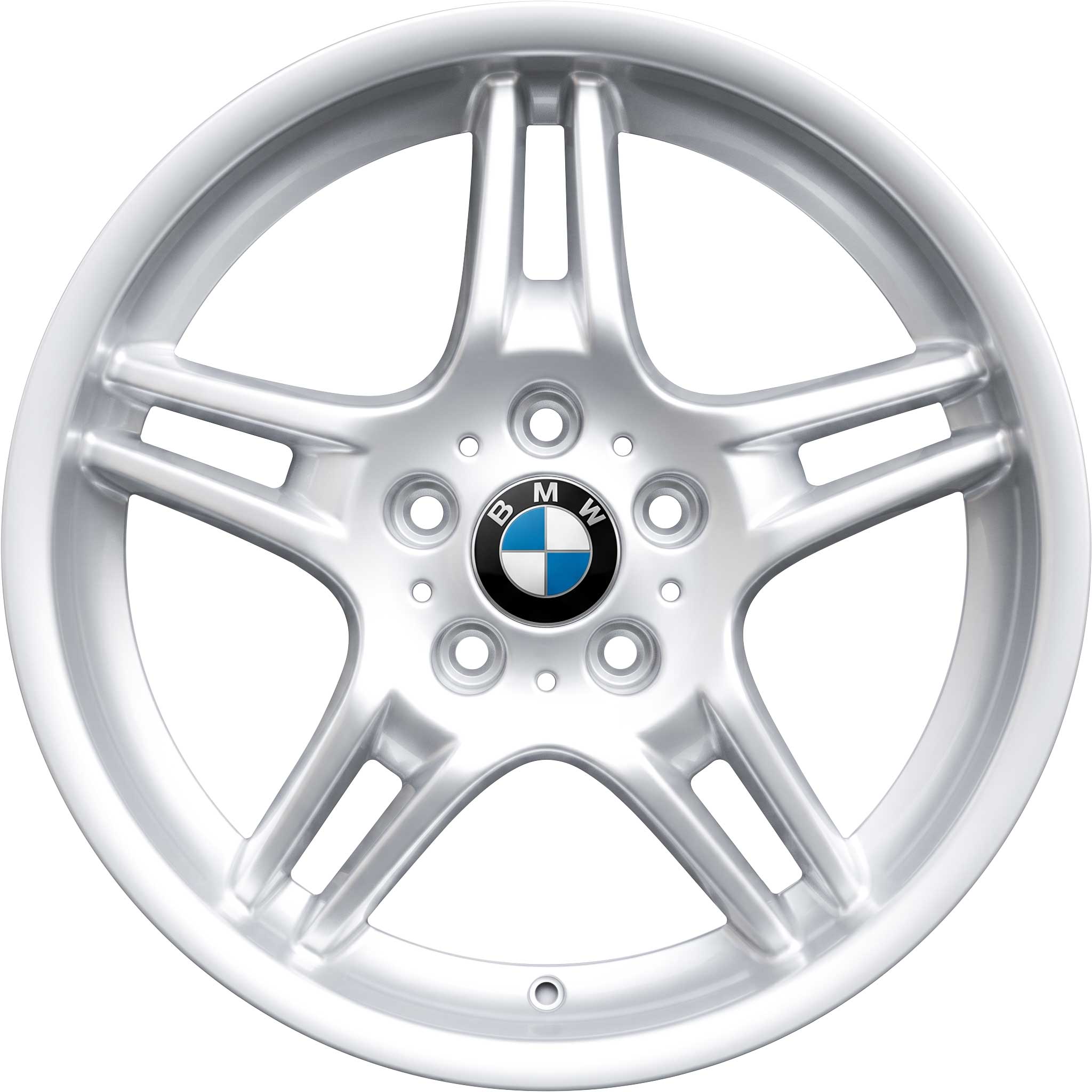 BMW 125 Silver Alloy Wheel Product Image #1