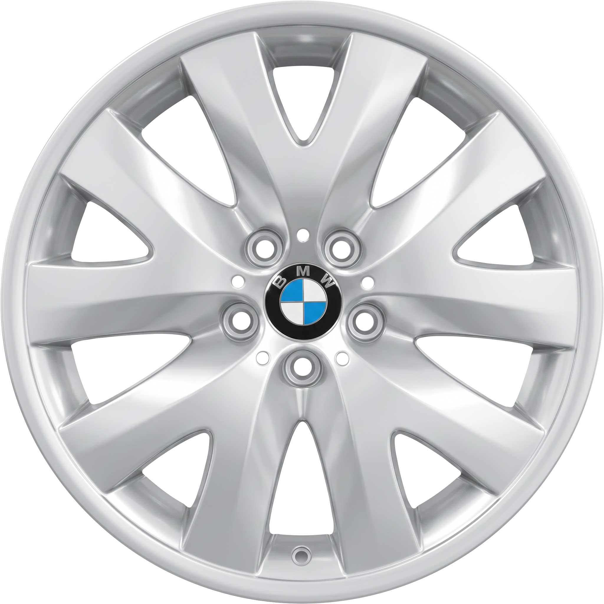 BMW 126 Silver Alloy Wheel Product Image #1