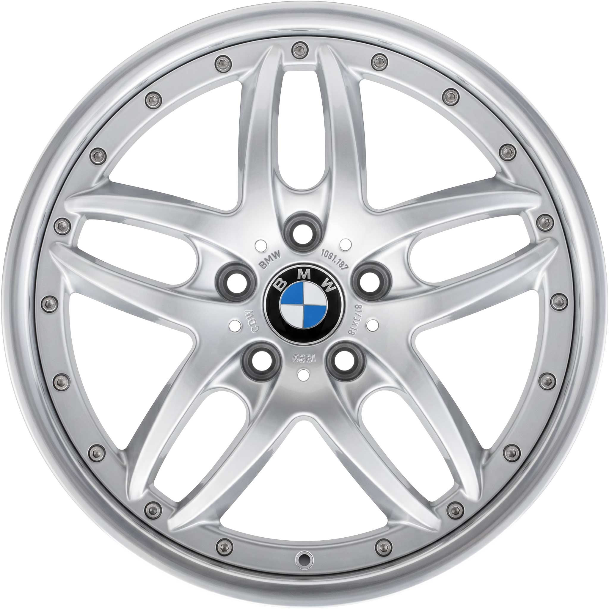 BMW 71 Composite Silver Alloy Wheel Product Image #1