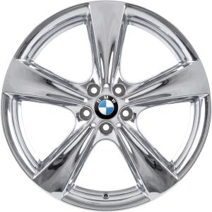 Chrome BMW 128 alloy wheel