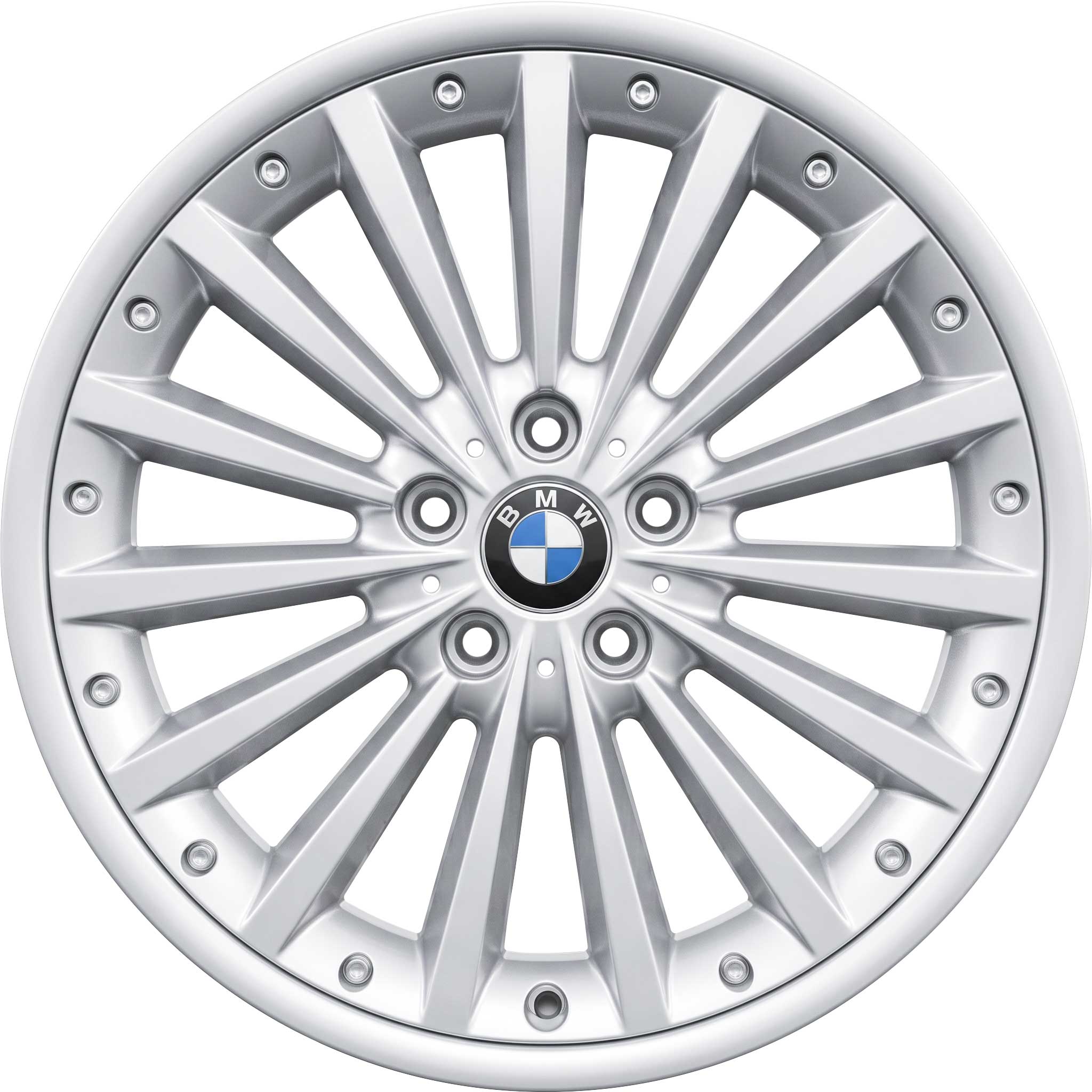 BMW 198 Silver Alloy Wheel Product Image #1