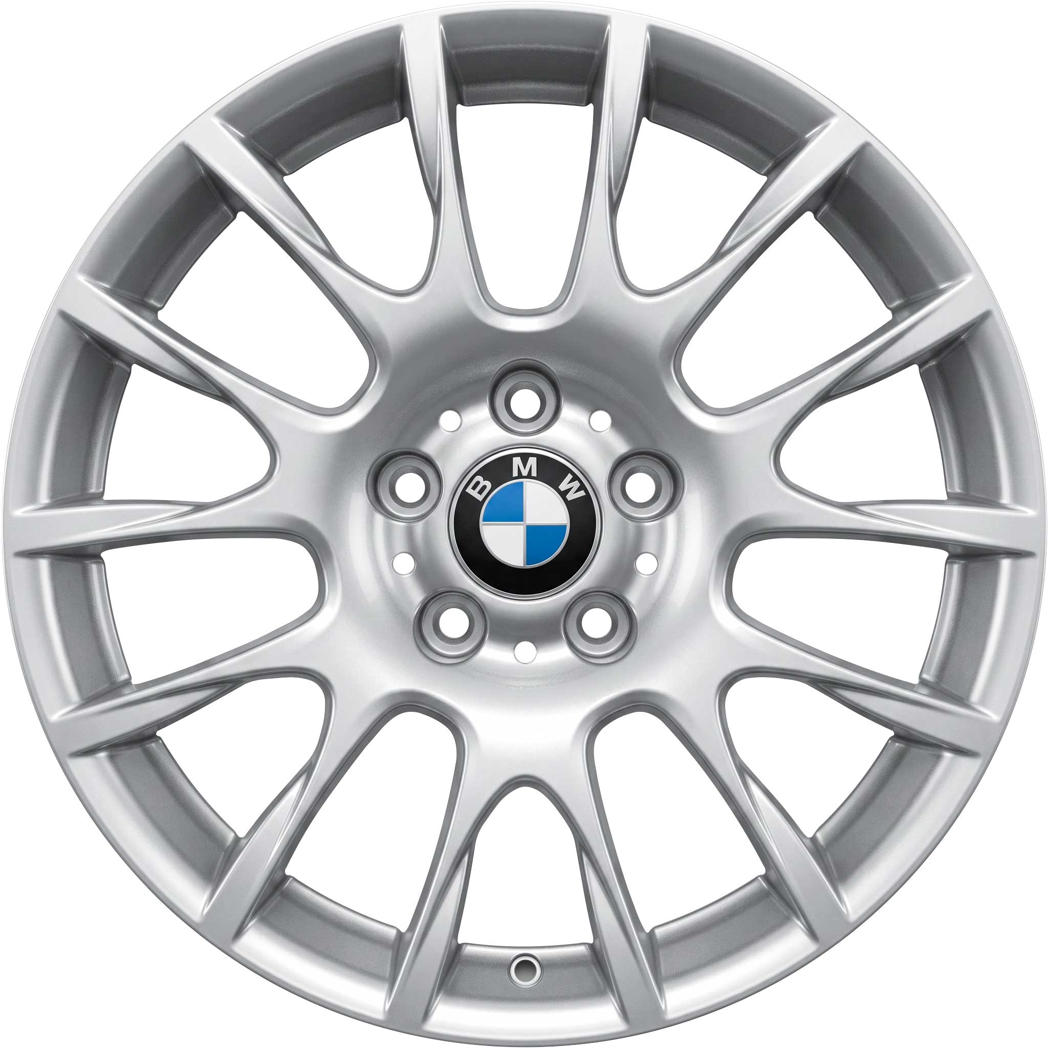 BMW 216 Silver Alloy Wheel Product Image #1