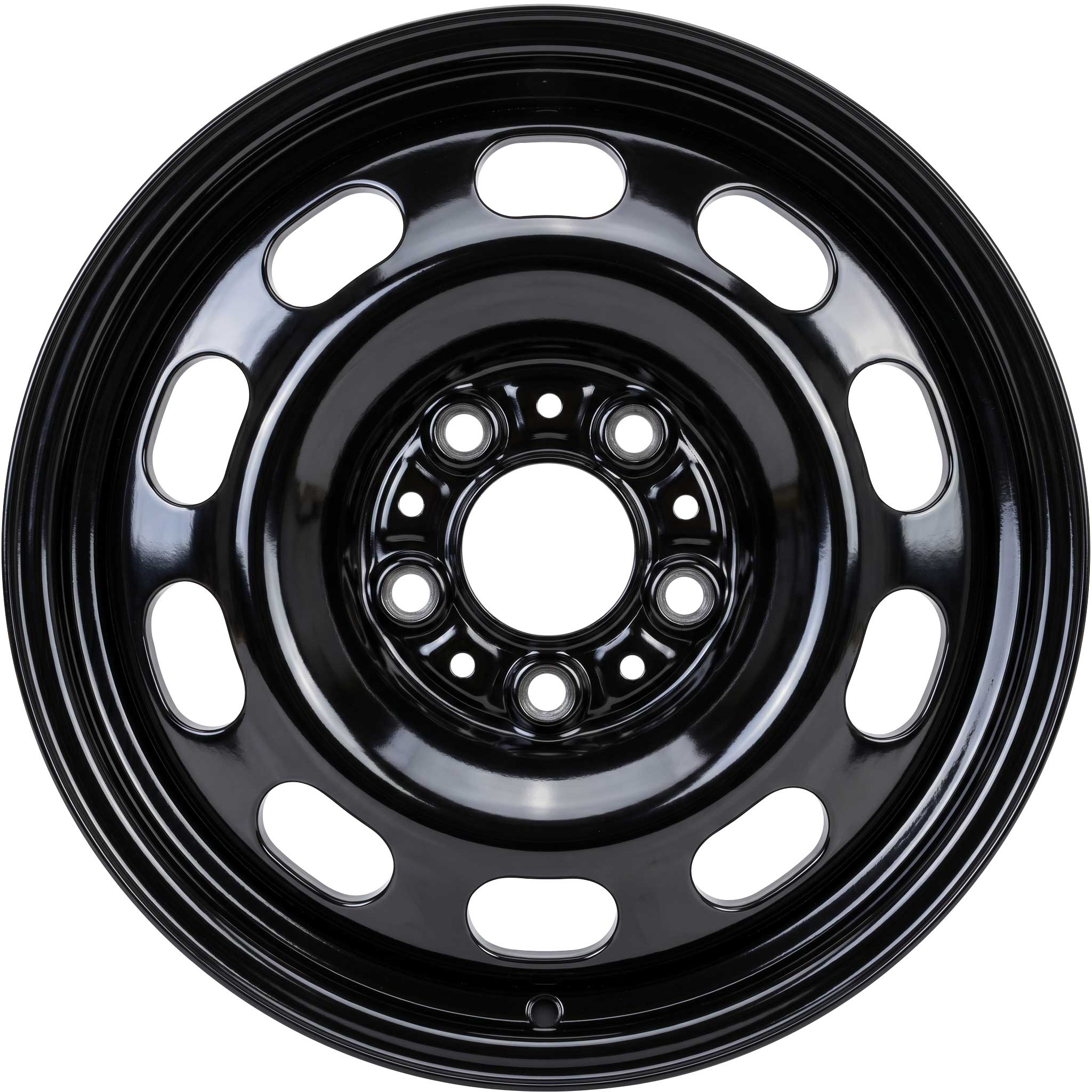BMW 12 Steel Black Alloy Wheel Product Image #1