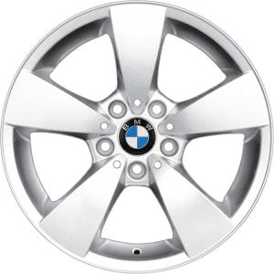 BMW 138 Silver Alloy Wheel for BMW 5 Series E60 - Sizes 17in