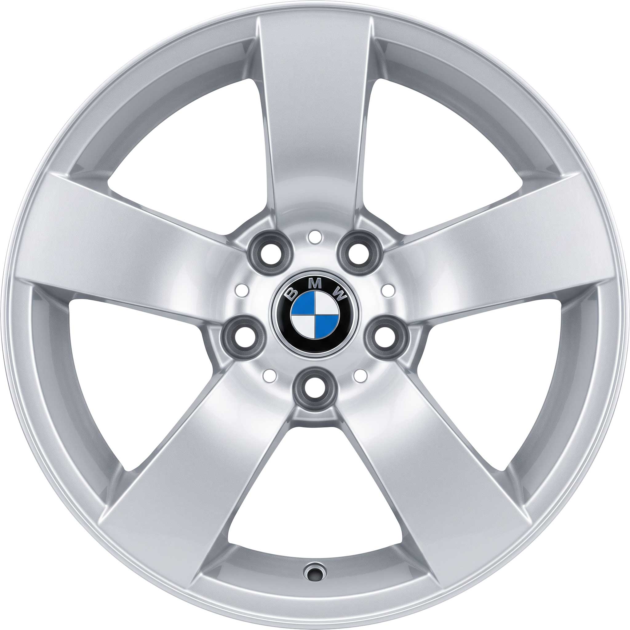 BMW 122 Silver Alloy Wheel Product Image #1