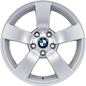 BMW 122 Silver Alloy Wheel for BMW 5 Series E60 - Sizes 17in