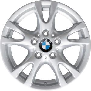 BMW 255 Silver Alloy Wheel for BMW 1 Series E82 - Sizes 16in